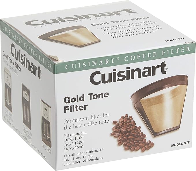 Cuisinart GTF Gold Tone Coffee Filter, 10-12 Cup