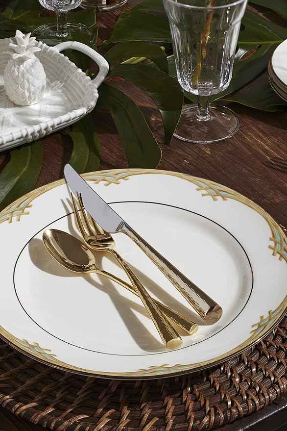 Lenox 6226609 British Colonial Bamboo Dinner Plate