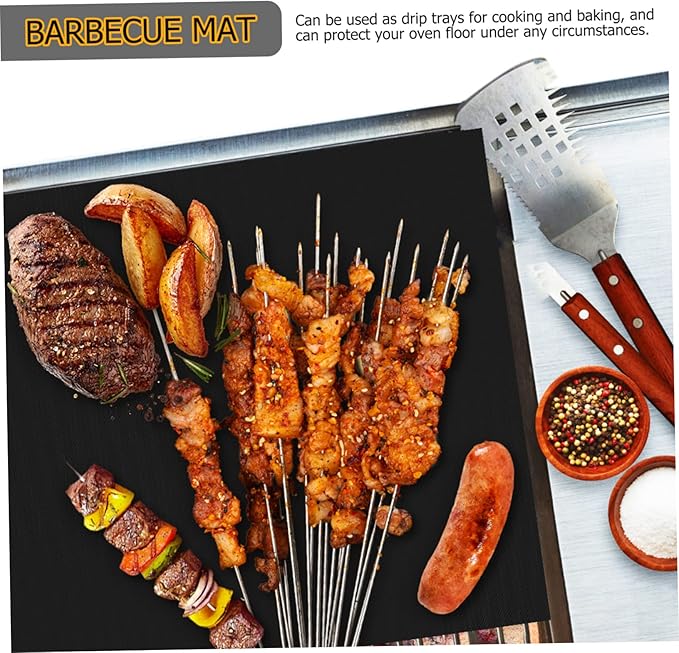 DECHOUS Quality Oven Liners Mat Set Non-stick Reusable Baking Mats 9 Pcs for Even Cooking