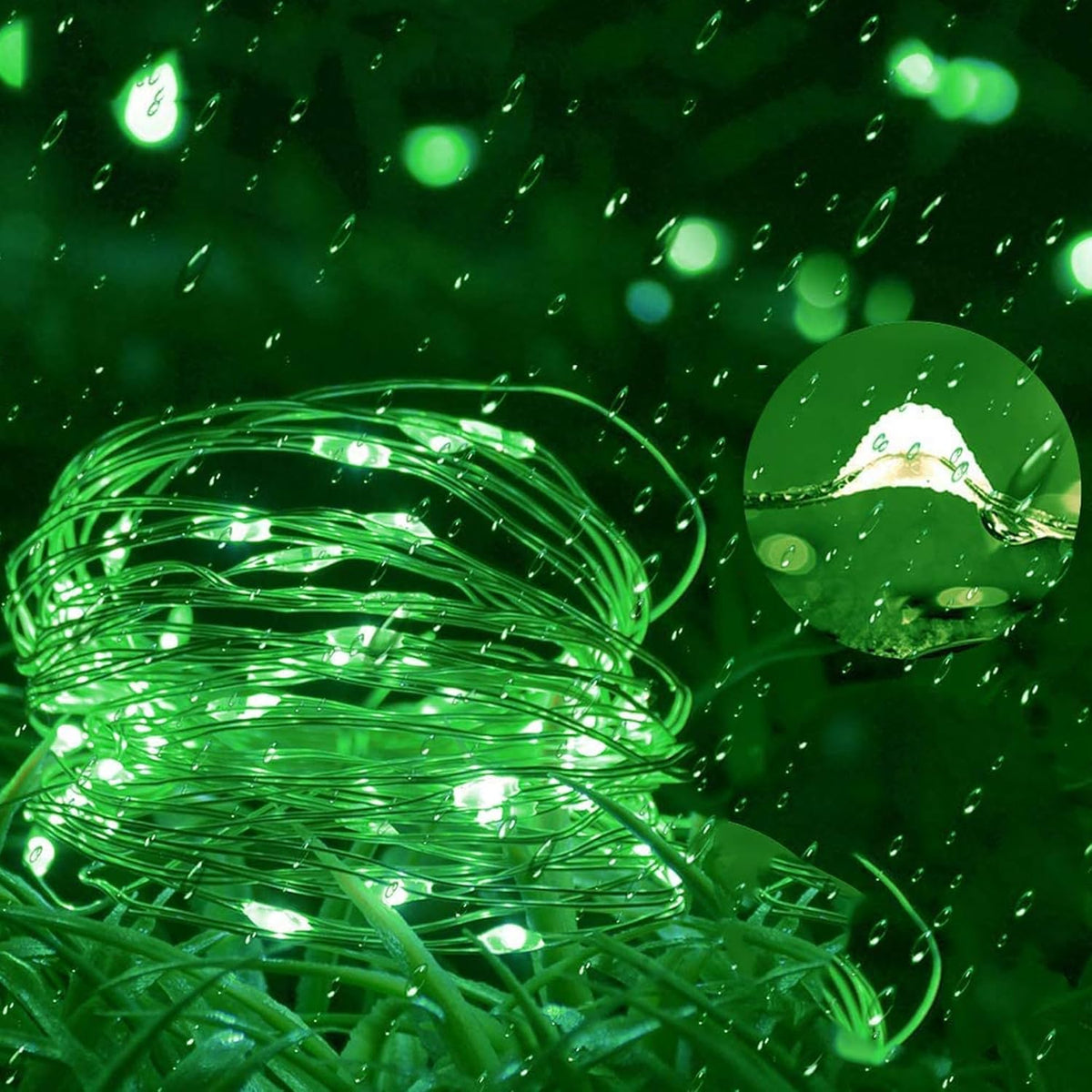 Joomer Solar Fairy Lights, 2-Pack Total 80FT 240LED Solar String Lights Outdoor Waterproof 8 Lighting Modes for Fence Party Garden Patio Yard Home Holiday Tree Outdoor Decoration