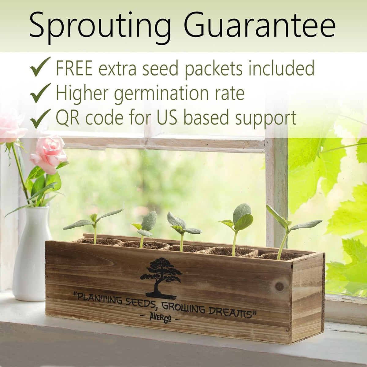 Bonsai Tree Kit for Beginners – 5X Unique Japanese Bonzai Trees | Complete Indoor Starter Kit for Growing Bonsai Plants with Tools & Planters – Gardening Gifts for Women & Men