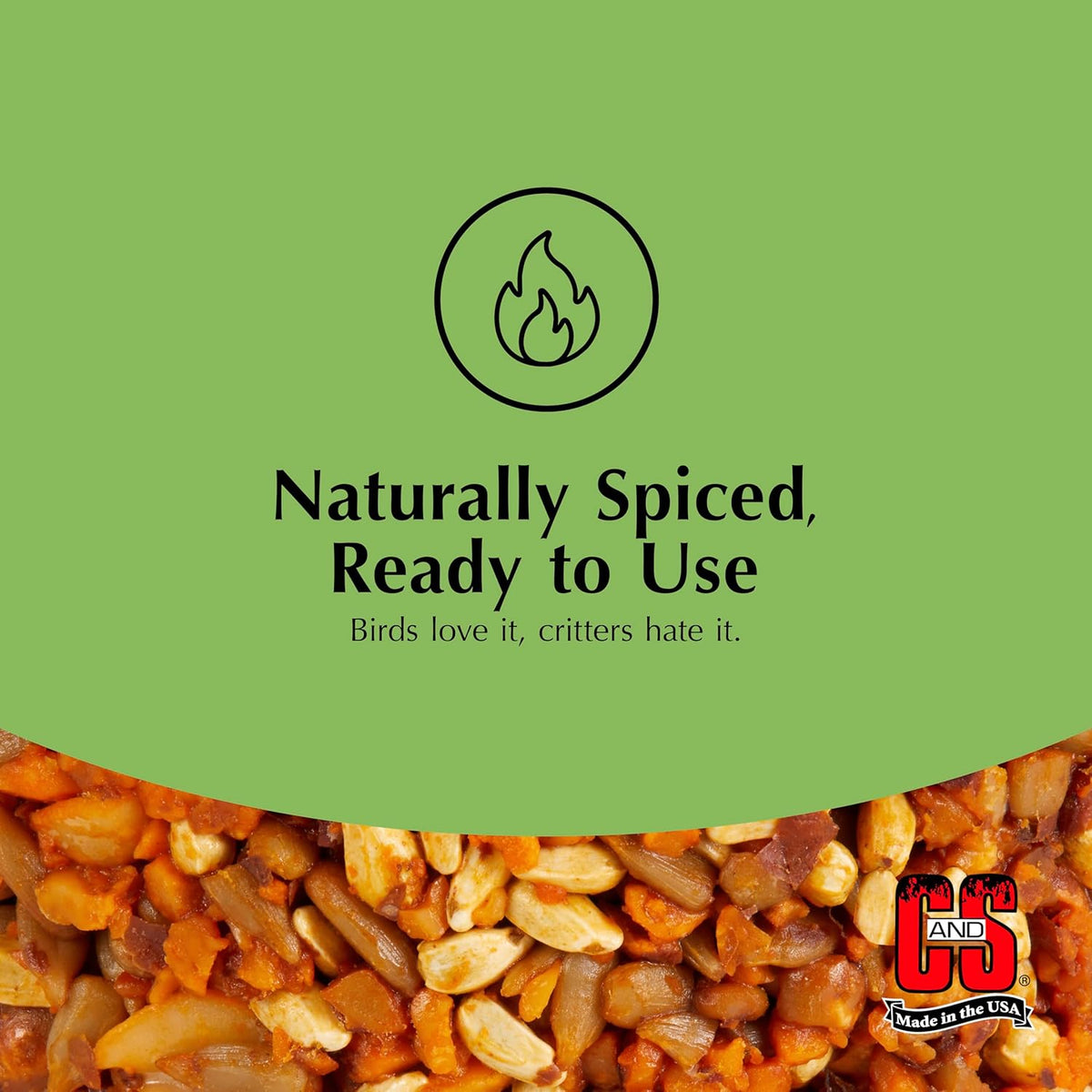 C&S Ready to Use Hot Pepper Seed Cylinder 1.76 Pounds 2 Pack