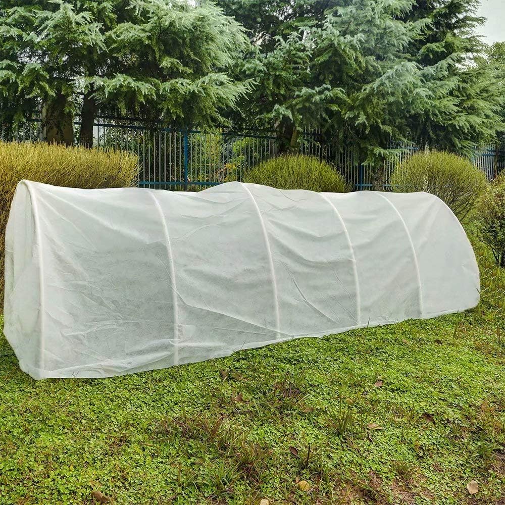 Agfabric Plant Covers Freeze Protection 10'x100' 0.55oz Frost Blankets for Plants Plant Frost Protection Covers Garden Winter Frost Pests Protection,White