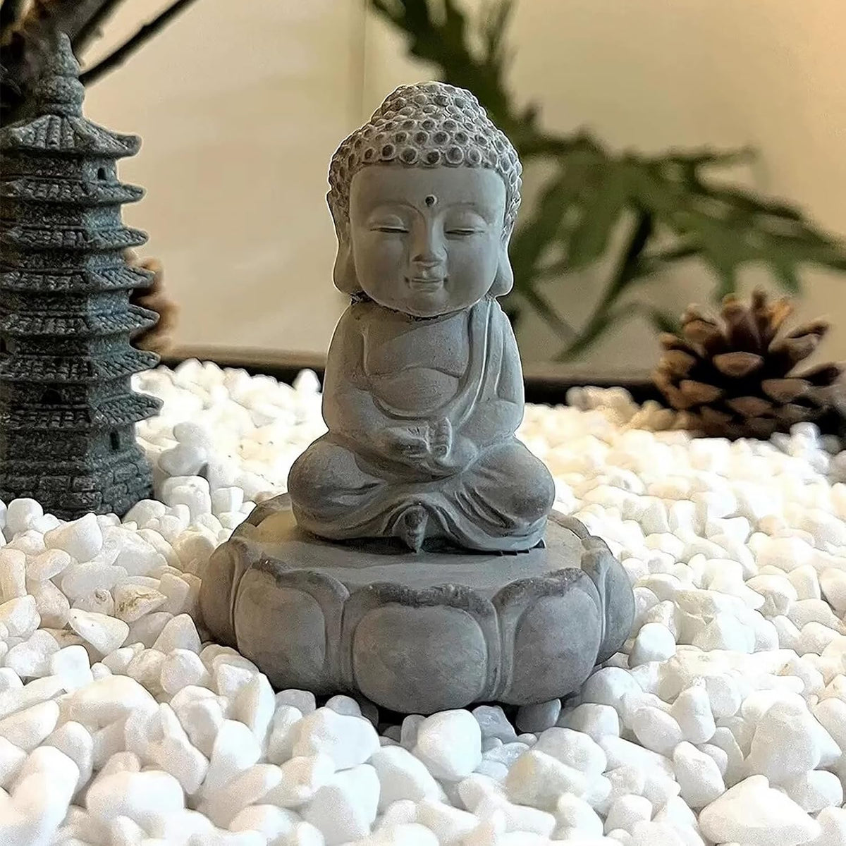 20 lbs White River Rocks for Landscaping, 0.5-1 Inch Pebbles for Indoor Plants, Decorative Stones for Succulent, Cactus, Vases, Aquariums, Crafting and Garden