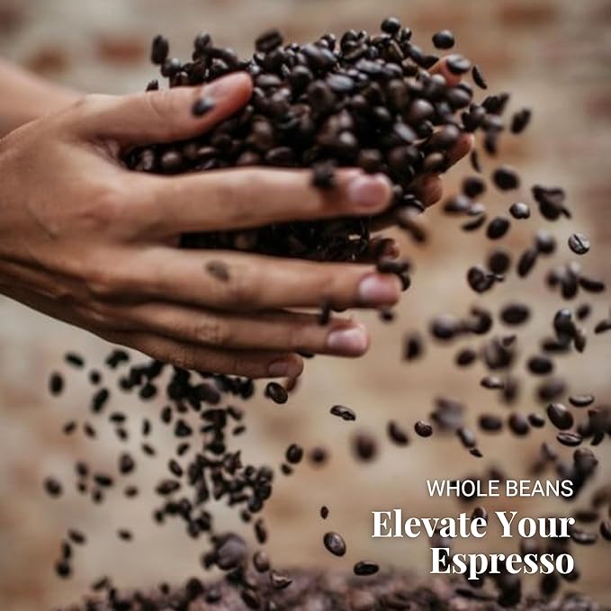 Caffe Vergnano Whole Bean Coffee 2.2 lb Bag - Medium Roast Antica Bottega Arabica Espresso Beans, Italian Coffee Chocolate Caramel Nut Notes - For Coffee Maker, French Press Espresso Maker, Moka Pot