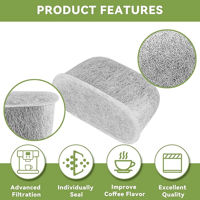 Water Filter Inserts for Ninja Luxe Cafe Accessories – 12 pack