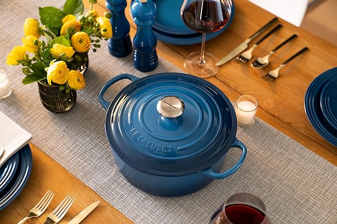 Le Creuset Enameled Cast Iron Signature Round Dutch Oven, 2 qt., Marseille