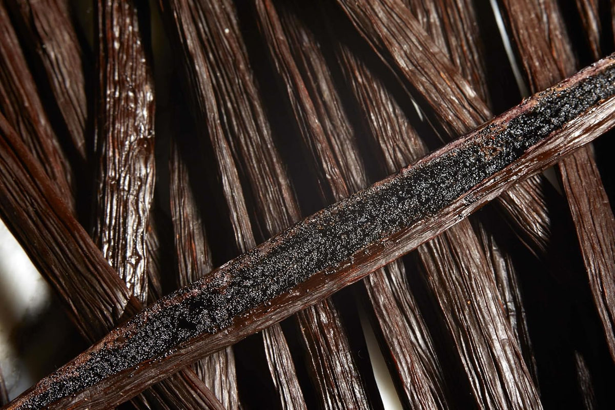 25 Premium Soft Vanilla Beans Grade A/B - Whole Vanilla beans, ideal for extract and every day use, 5-7" inches