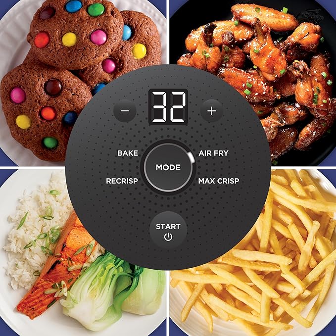 Ninja Crispi 4-in-1 Glass Air Fryer | 450°F | Non-Toxic | 4QT & 6-Cup Glass Containers w/Lids | Microwave, Freezer, Dishwasher Safe | Max Crisp, Air Fry, Bake, Recrisp | Frosted Lilac | FN101PR