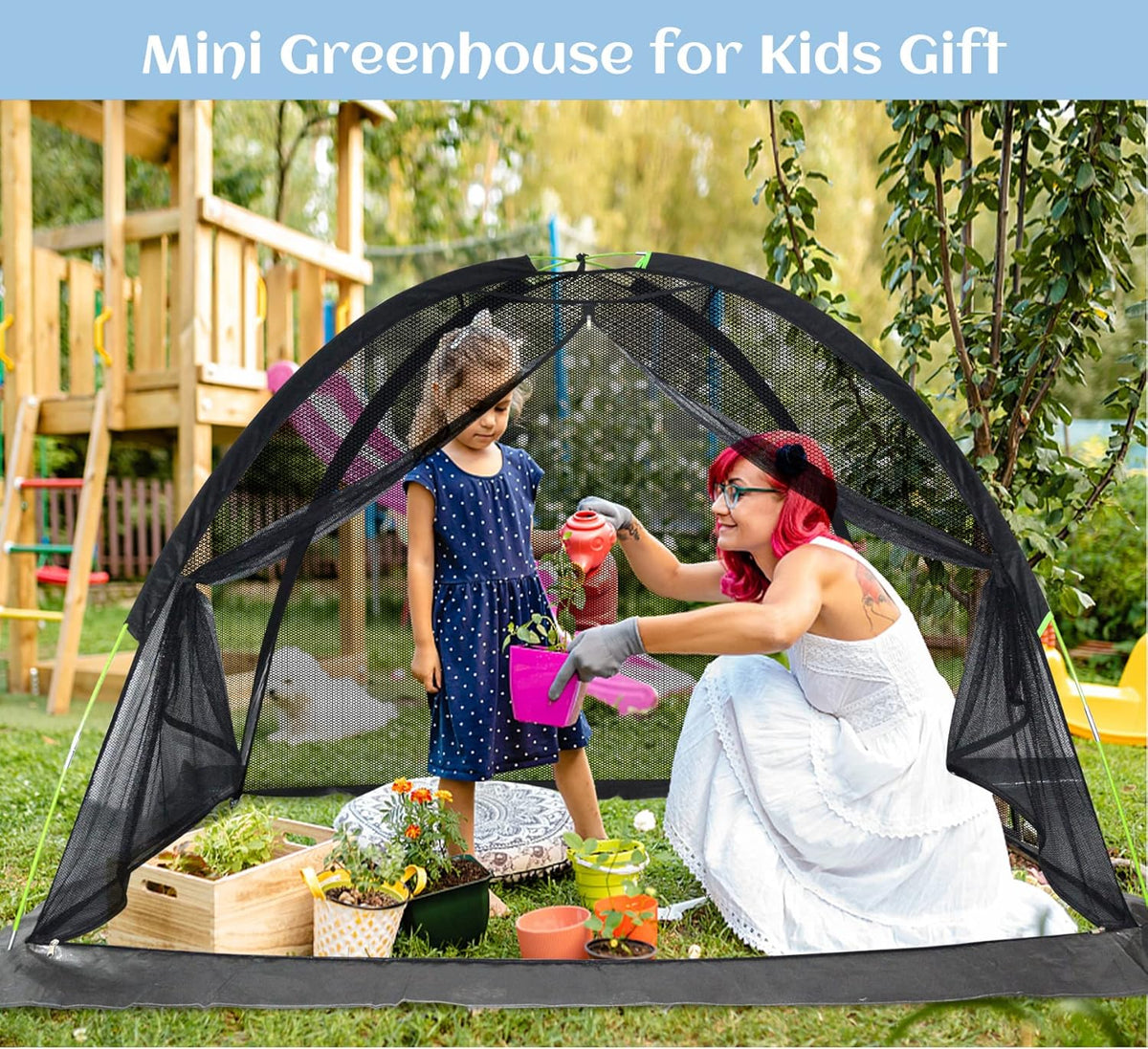 Crop Cages for Garden 7X5X4.4FT - Reusable Mesh Plant Cover for Outdoor Raised Garden Bed Protection Sun Shade & Bird Netting for Fruits/Vegetables and Bushes