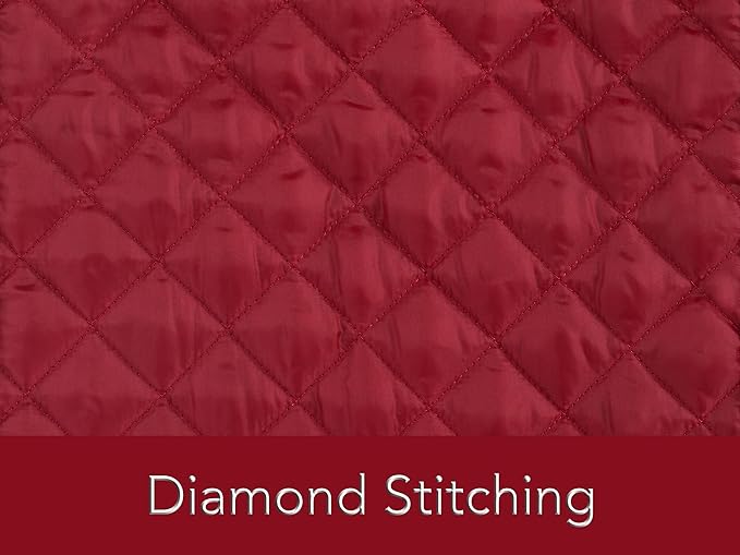 Covermates Keepsakes Bread Maker Cover – Quilted Appliance Protector for Dough Makers – Dust & Stain Resistant, Washable Slip‑On Design for Countertop Storage, Red