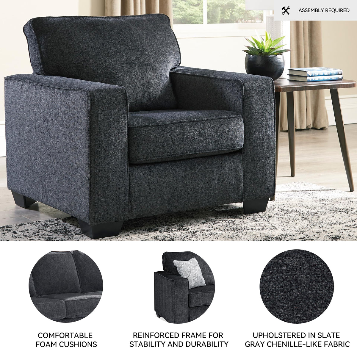 Upholstered Accent Chair for Living Room