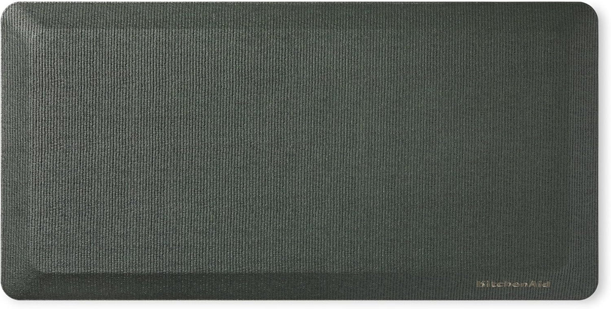 KitchenAid Gourmet Series Kitchen Comfort Gel Mat, Solid Basketweave, Deep Forest Green, 20"x39"