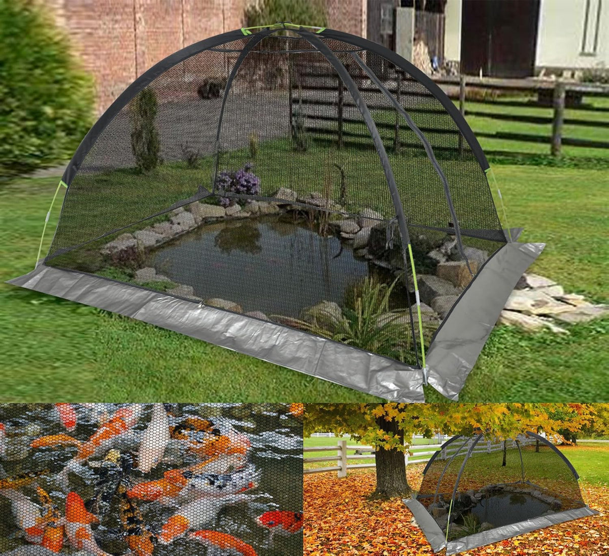 Crop Cages for Garden 10X8X4.8FT - Reusable Mesh Plant Cover for Outdoor Raised Garden Bed Protection Sun Shade & Bird Netting for Fruits/Vegetables and Bushes
